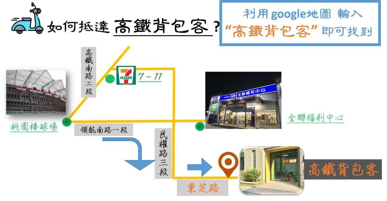 高鐵背包客 Hsr Bnb 桃園民宿 063號 Zhongli Dış mekan fotoğraf